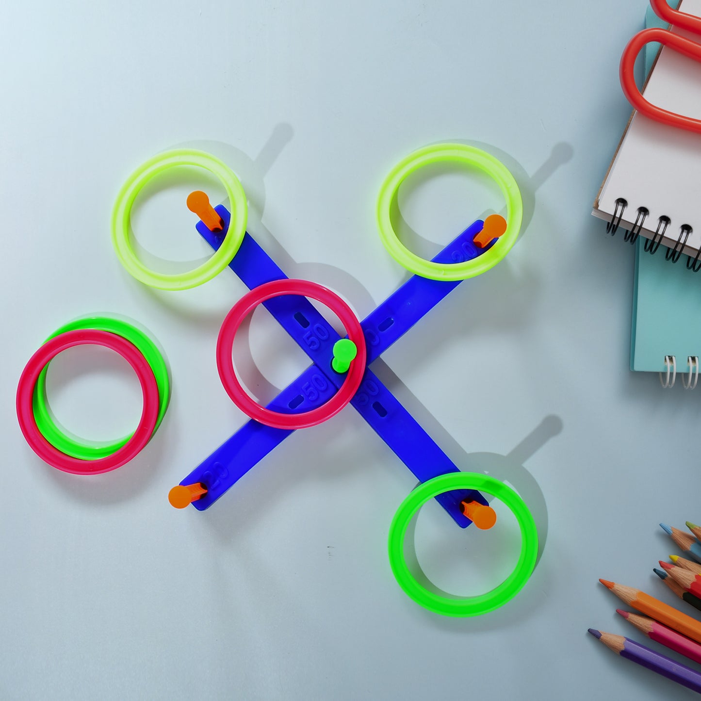 4447 Ringtoss Junior Activity Set For Kids For Indoor Game Plays And For Fun.