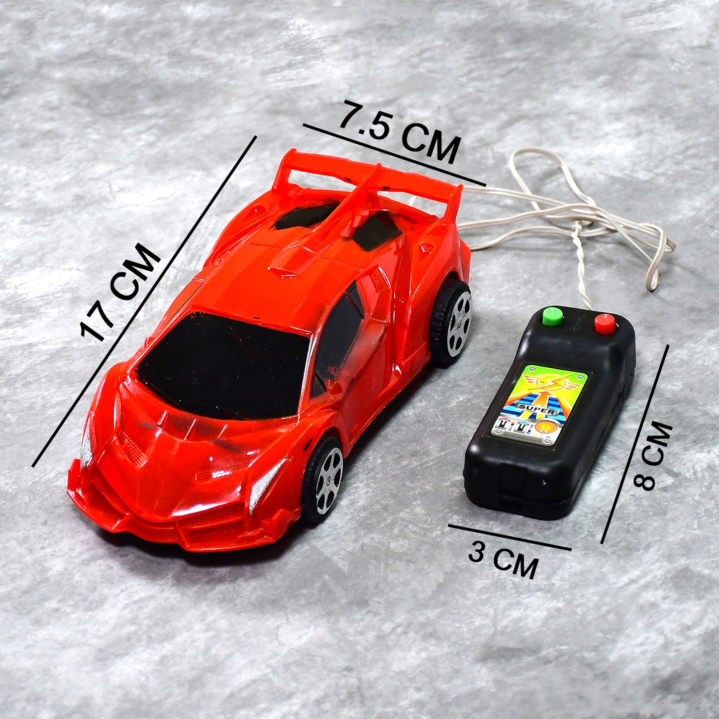 Remote Control Simulation Red Racing Toy Car.