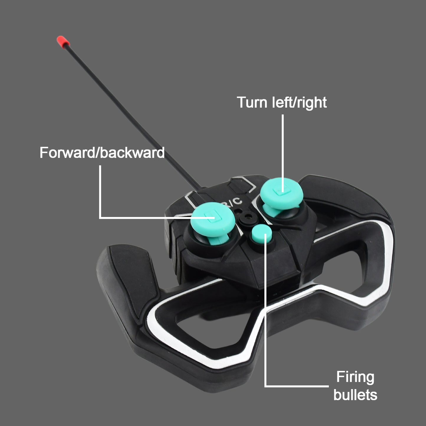New Remote Control Vehicle 4wd Off Road Climbing Vehicle Water Bomb Armored Tank Battle Launcher