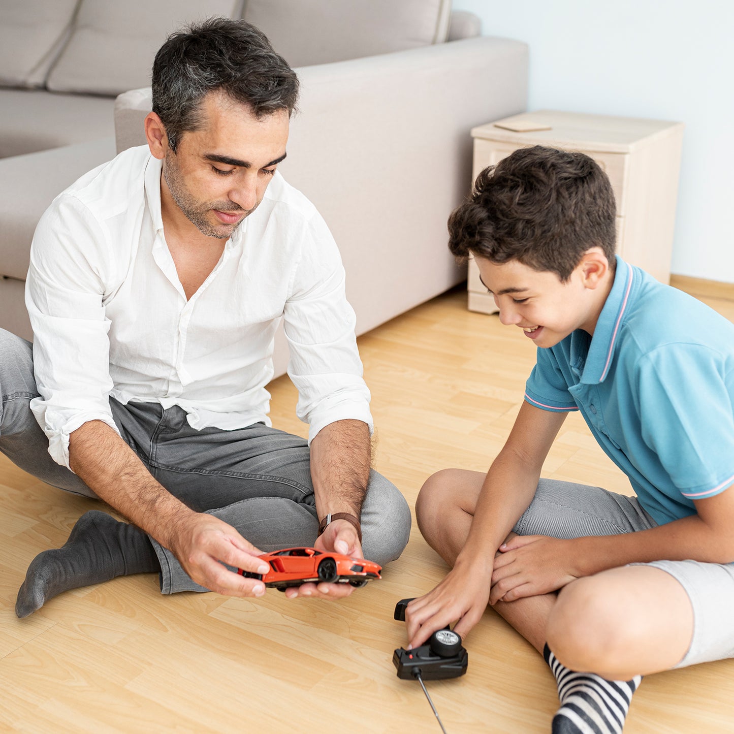 Remote Control Simulation Red Racing Toy Car.
