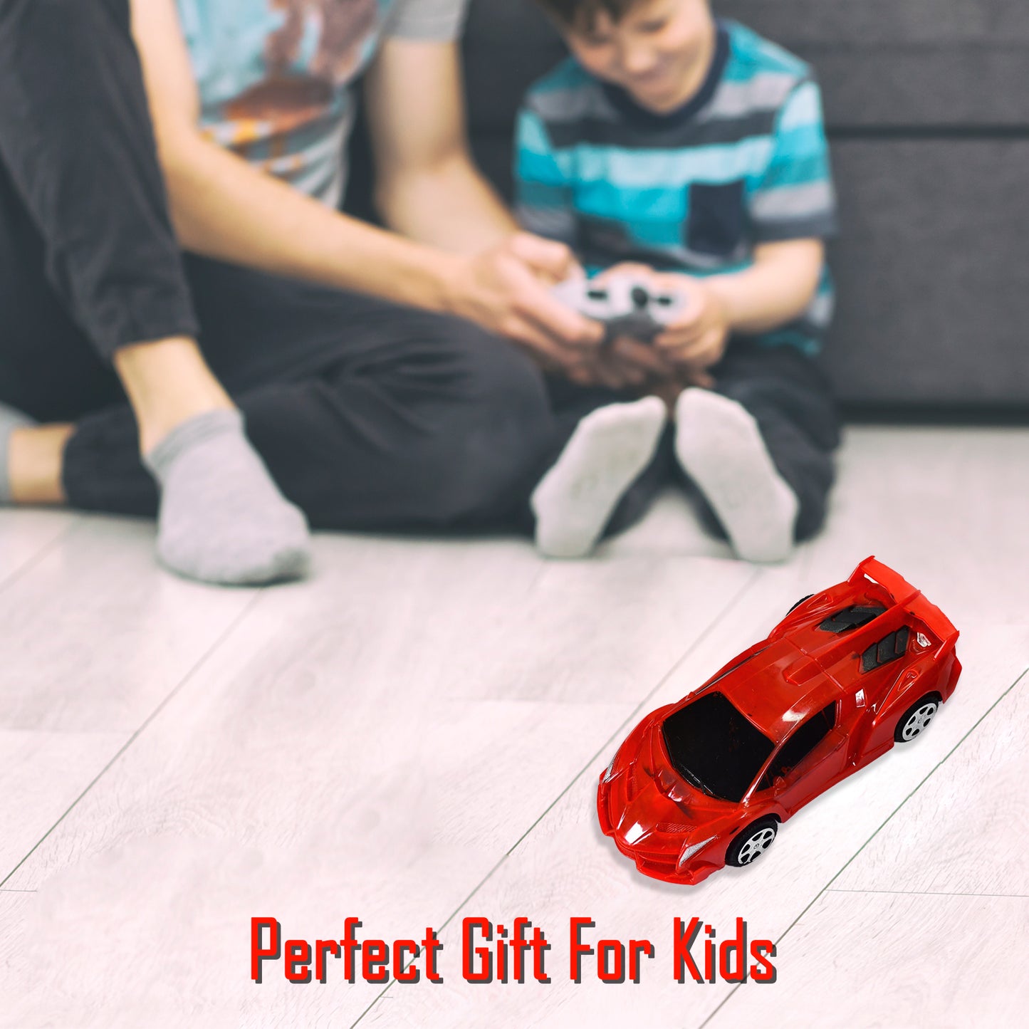 Remote Control Simulation Red Racing Toy Car.