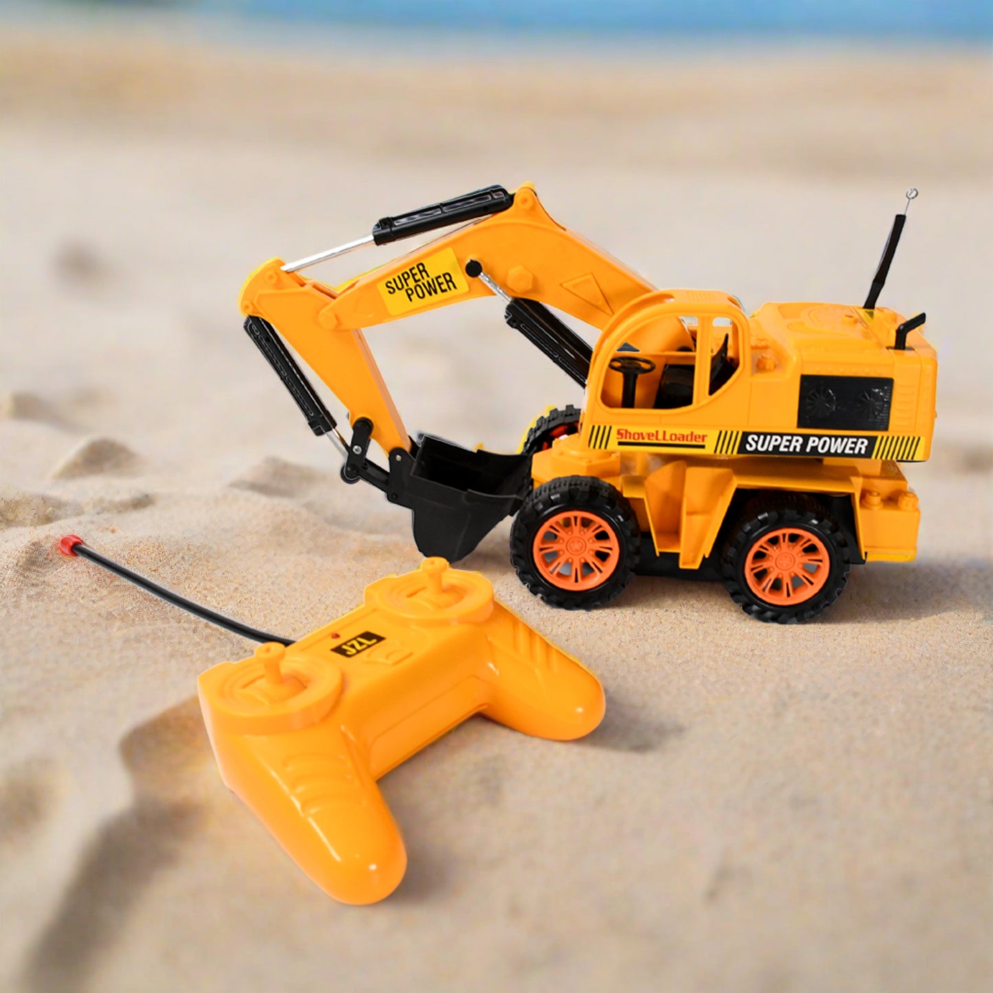 Plastic JCB Construction Toy Remote Control
