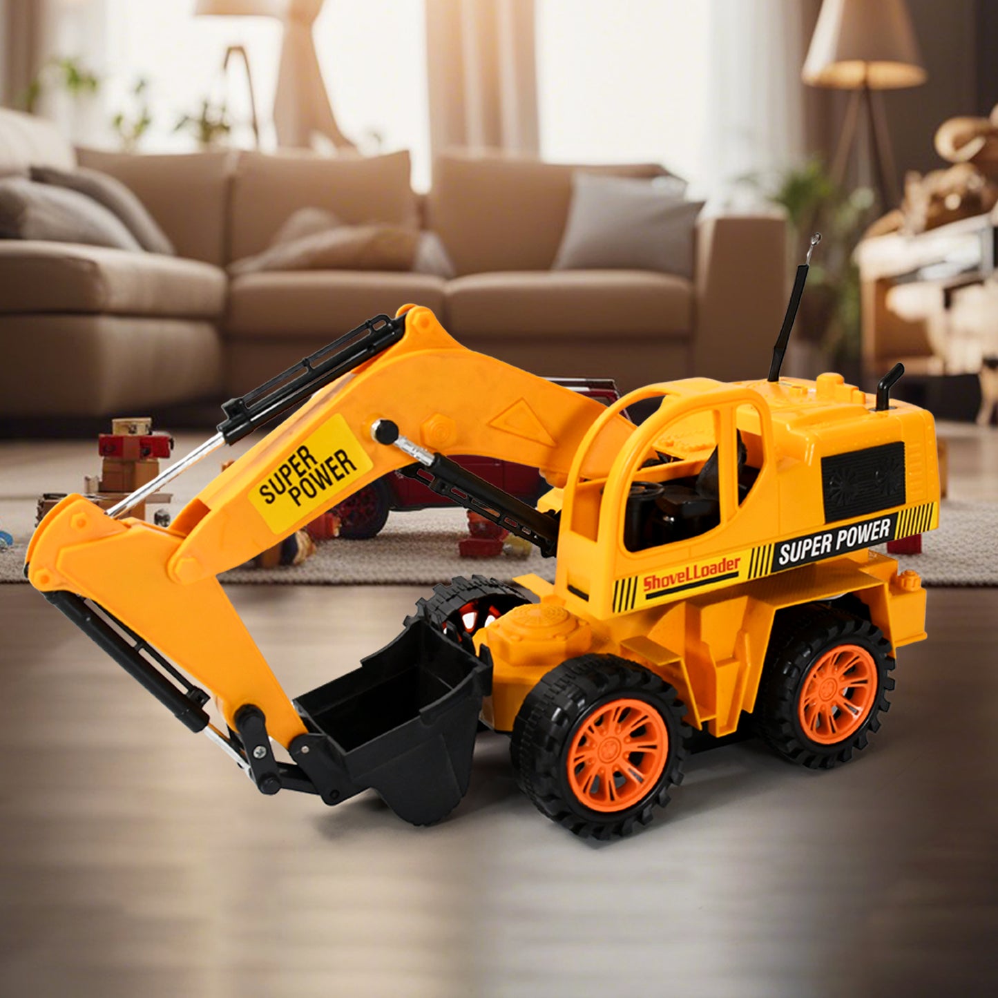 Plastic JCB Construction Toy Remote Control